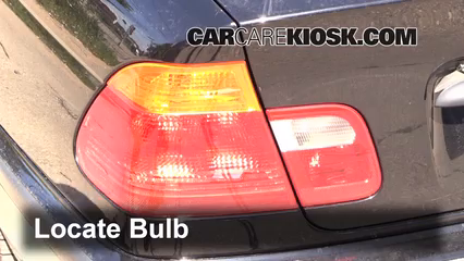 2001 BMW 325i 2.5L 6 Cyl. Sedan Lights Brake Light (replace bulb)